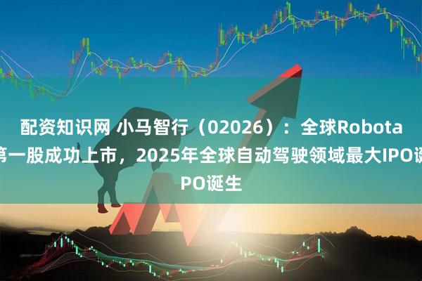 配资知识网 小马智行（02026）：全球Robotaxi第一股成功上市，2025年全球自动驾驶领域最大IPO诞生